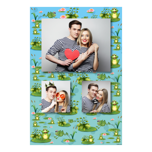 Frog Day + water lilies + 317 no frame Frog Day + water lilies + 317 no frame