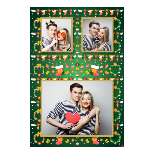 Boże Narodzenie + kwiaty i bombki + 318 złoty Boże Narodzenie + kwiaty i bombki + 318 złoty