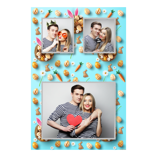 Easter Bunny + easter eggs + 318 silver