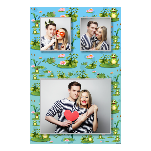 Frog Day + water lilies + 318 silver Frog Day + water lilies + 318 silver