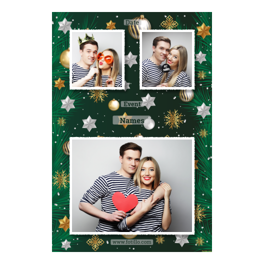 Bożonarodzeniowe gwiazdy + bombki, model 318 biały z tekstem Bożonarodzeniowe gwiazdy + bombki, model 318 biały z tekstem