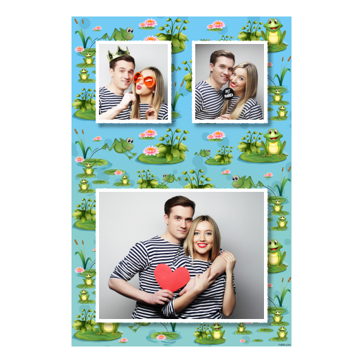 Frog Day + water lilies + 318 white Frog Day + water lilies + 318 white