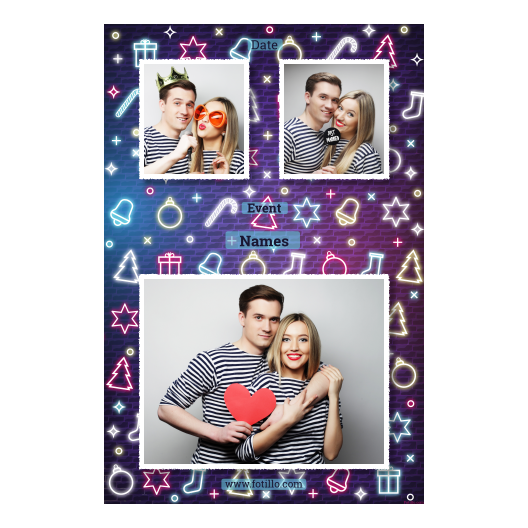 Przyjęcie sylwestrowe + Prezenty, dzwonki, choinka + 318 biały z tekstem Przyjęcie sylwestrowe + Prezenty, dzwonki, choinka + 318 biały z tekstem