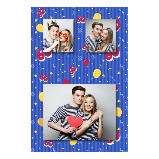 Sześćdziesiątka + balony + 318 brak ramki Sześćdziesiątka + balony + 318 brak ramki