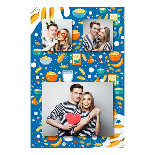 Cereal Day + flakes + model 318 no frame Cereal Day + flakes + model 318 no frame