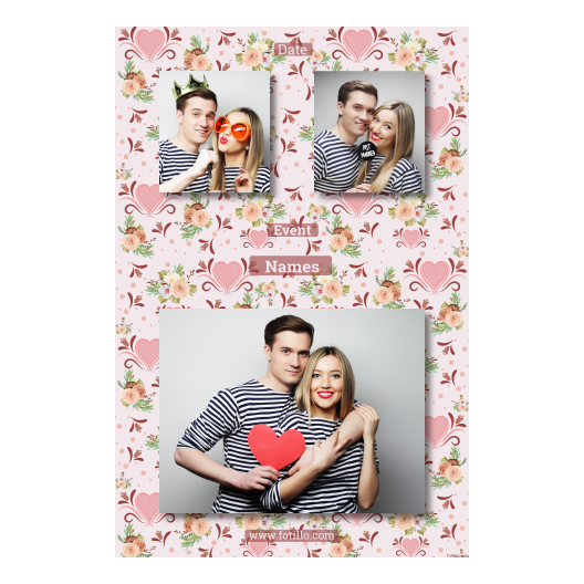 Wesele + kwiaty i serca + 318 brak ramki z tekstem Wesele + kwiaty i serca + 318 brak ramki z tekstem