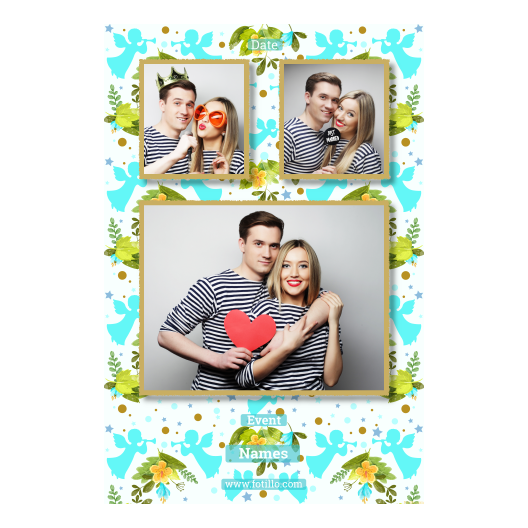 Pierwsza Komunia Święta + Kwiaty, anioły + 319 złoty z tekstem Pierwsza Komunia Święta + Kwiaty, anioły + 319 złoty z tekstem