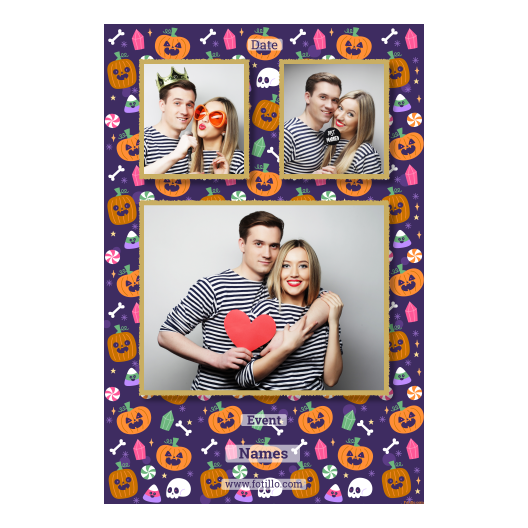Halloweenowa dynia + kolaż + 319 złoty z tekstem Halloweenowa dynia + kolaż + 319 złoty z tekstem