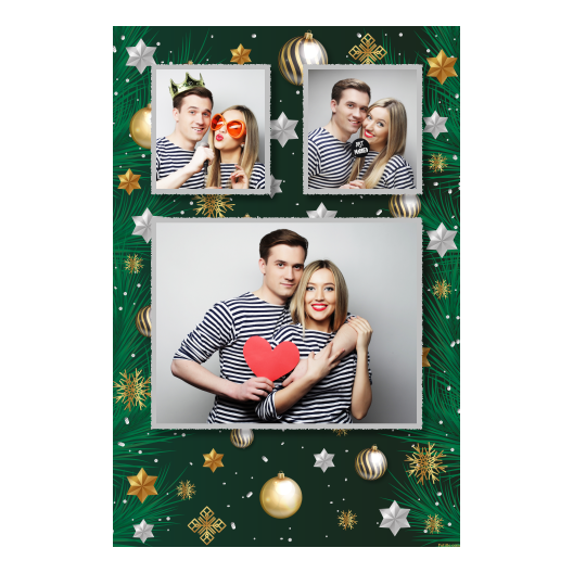 Bożonarodzeniowe gwiazdy + bombki, model 319 Bożonarodzeniowe gwiazdy + bombki, model 319