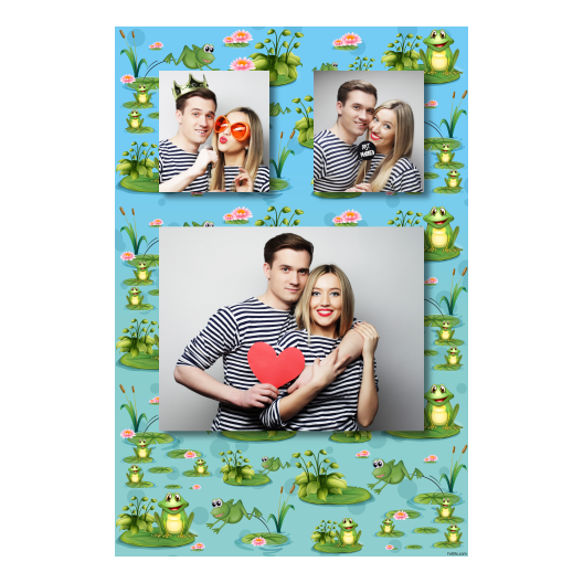 Frog Day + water lilies + 319 no frame Frog Day + water lilies + 319 no frame