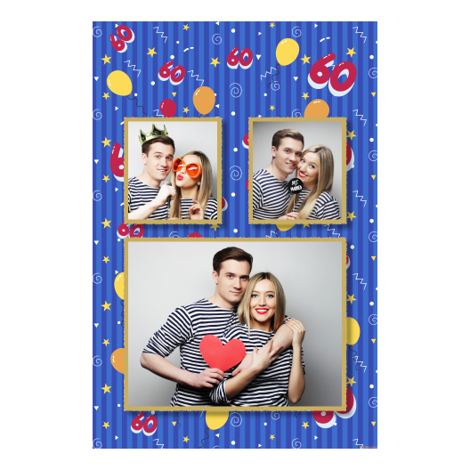 Sześćdziesiątka + balony + 320 złoty Sześćdziesiątka + balony + 320 złoty