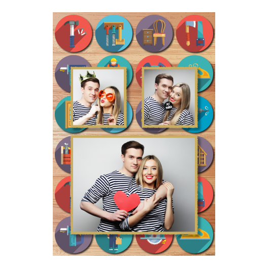 Carpenter's Day + collage + 320 gold Carpenter's Day + collage + 320 gold