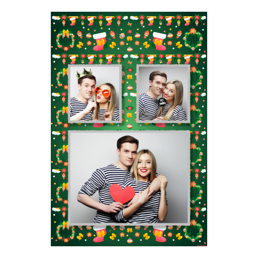 Boże Narodzenie + kwiaty i bombki + 320 Boże Narodzenie + kwiaty i bombki + 320