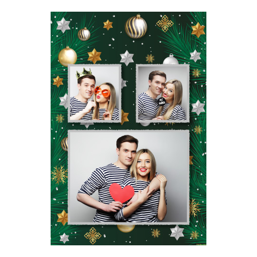 Bożonarodzeniowe gwiazdy + bombki, model 320 Bożonarodzeniowe gwiazdy + bombki, model 320