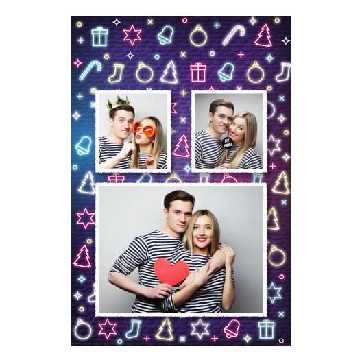 Przyjęcie sylwestrowe + Prezenty, dzwonki, choinka + 320 biały Przyjęcie sylwestrowe + Prezenty, dzwonki, choinka + 320 biały