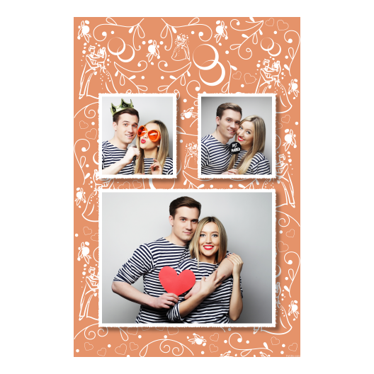 Wedding Photo + hearts + 320 white Wedding Photo + hearts + 320 white