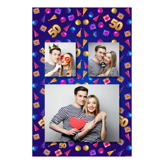 Pięćdziesiątka + balony i prezenty + 320 brak ramki Pięćdziesiątka + balony i prezenty + 320 brak ramki