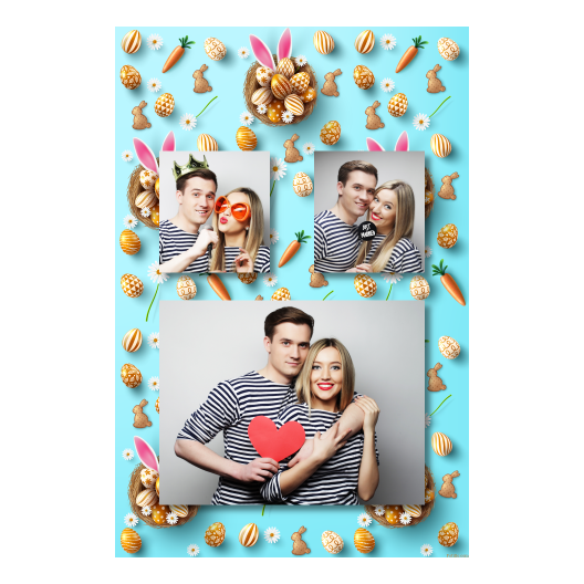 Easter Bunny + easter eggs + 320 no frame