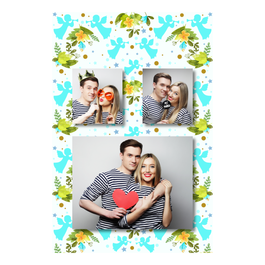 Pierwsza Komunia Święta + Kwiaty, anioły + 320 brak ramki Pierwsza Komunia Święta + Kwiaty, anioły + 320 brak ramki