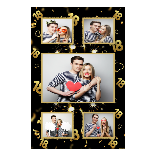 18th Birthday Party + 18 + 321 gold 18th Birthday Party + 18 + 321 gold