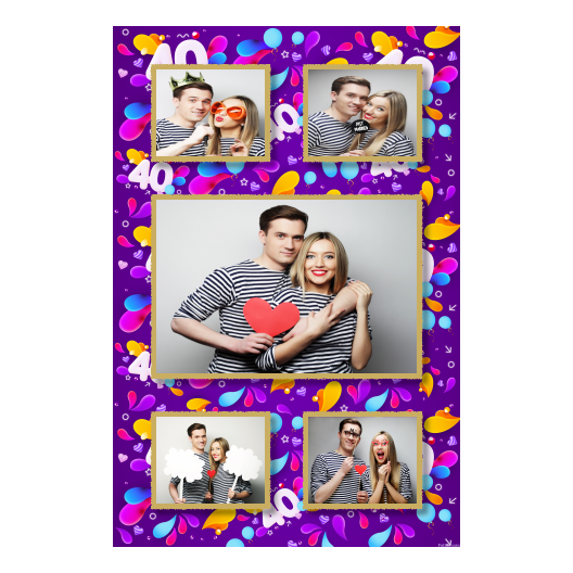 40th Birthday Party + hearts 40th Birthday Party + hearts