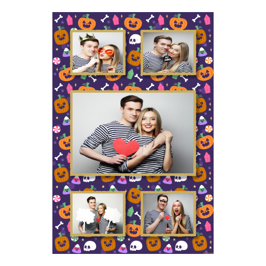 Halloweenowa dynia + kolaż + 321 złoty Halloweenowa dynia + kolaż + 321 złoty