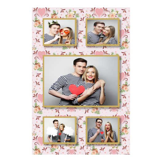 Wesele + kwiaty i serca + 321 złoty Wesele + kwiaty i serca + 321 złoty