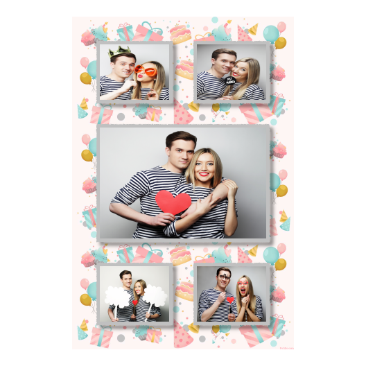 Birthday Party + collage + 321 silver Birthday Party + collage + 321 silver