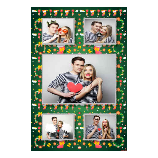 Boże Narodzenie + kwiaty i bombki + 321 Boże Narodzenie + kwiaty i bombki + 321