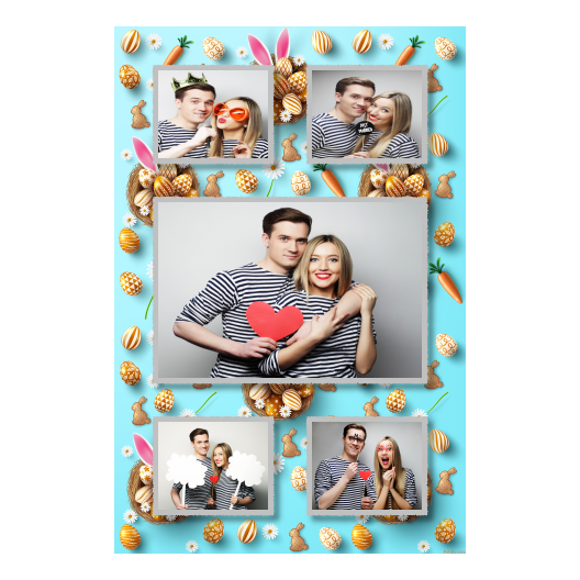 Easter Bunny + easter eggs + 321 silver