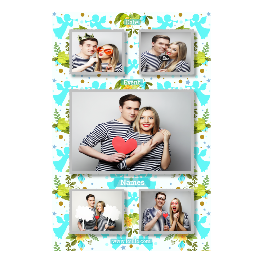 Pierwsza Komunia Święta + Kwiaty, anioły + 321 z tekstem Pierwsza Komunia Święta + Kwiaty, anioły + 321 z tekstem