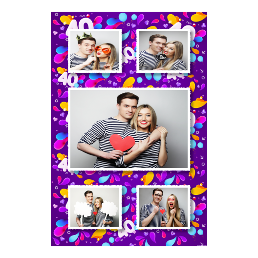 40th Birthday Party + hearts 40th Birthday Party + hearts