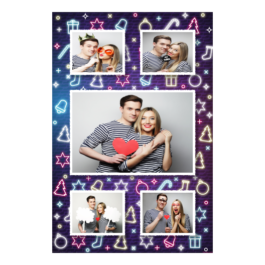 Przyjęcie sylwestrowe + Prezenty, dzwonki, choinka + 321 biały Przyjęcie sylwestrowe + Prezenty, dzwonki, choinka + 321 biały