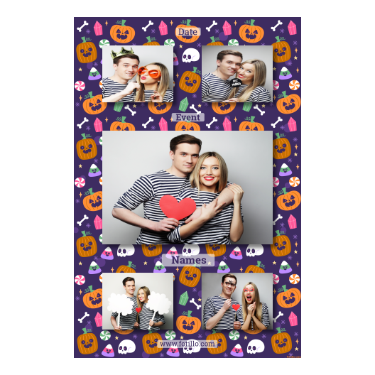 Halloweenowa dynia + kolaż + 321 brak ramki z tekstem Halloweenowa dynia + kolaż + 321 brak ramki z tekstem