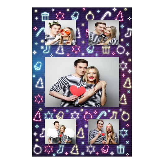 Przyjęcie sylwestrowe + Prezenty, dzwonki, choinka + 321 brak ramki Przyjęcie sylwestrowe + Prezenty, dzwonki, choinka + 321 brak ramki