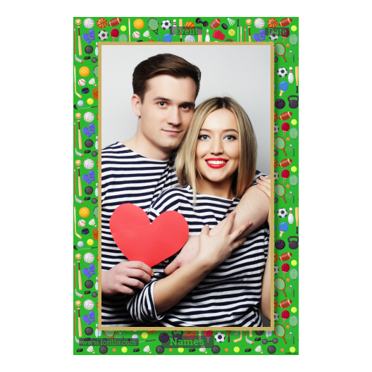 Dzień sportu + wyposażenie + 322 złoty z tekstem Dzień sportu + wyposażenie + 322 złoty z tekstem