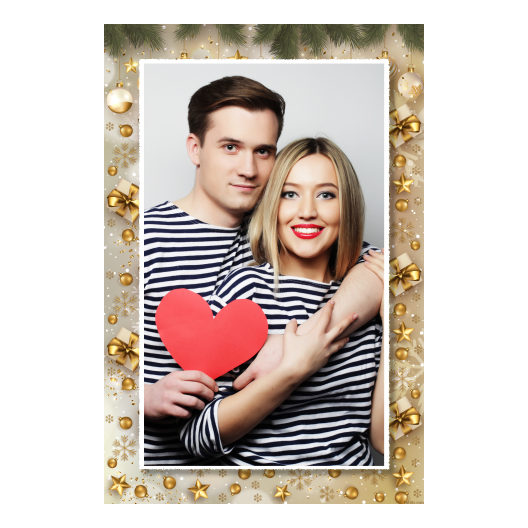 Prezenty świąteczne + bombki + 322 biały Prezenty świąteczne + bombki + 322 biały