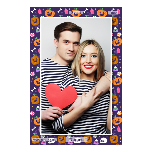 Halloweenowa dynia + kolaż + 322 biały z tekstem Halloweenowa dynia + kolaż + 322 biały z tekstem