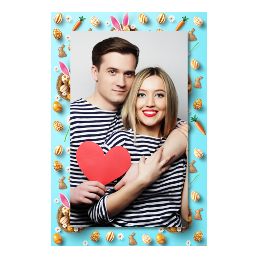 Easter Bunny + easter eggs + 322 no frame Easter Bunny + easter eggs + 322 no frame