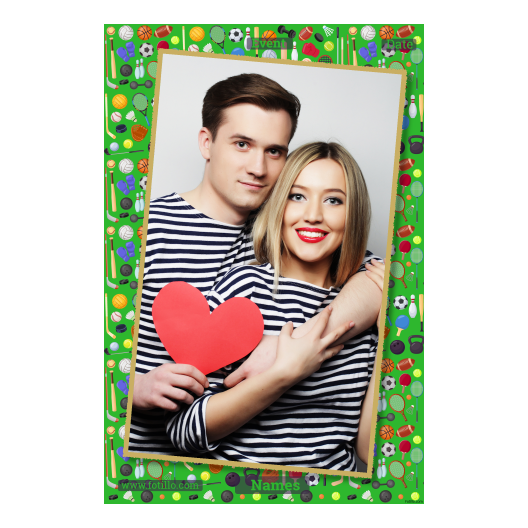 Dzień sportu + wyposażenie + 323 złoty z tekstem Dzień sportu + wyposażenie + 323 złoty z tekstem