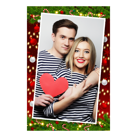 Ozdoby świąteczne + kwiaty i bombki + 323 biały Ozdoby świąteczne + kwiaty i bombki + 323 biały