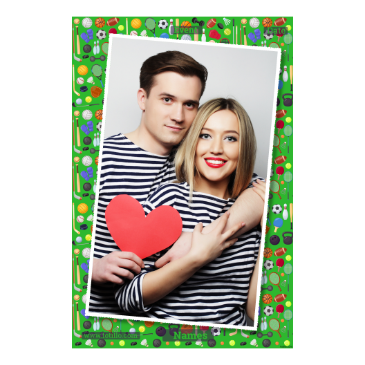 Dzień sportu + wyposażenie + 323 biały z tekstem Dzień sportu + wyposażenie + 323 biały z tekstem