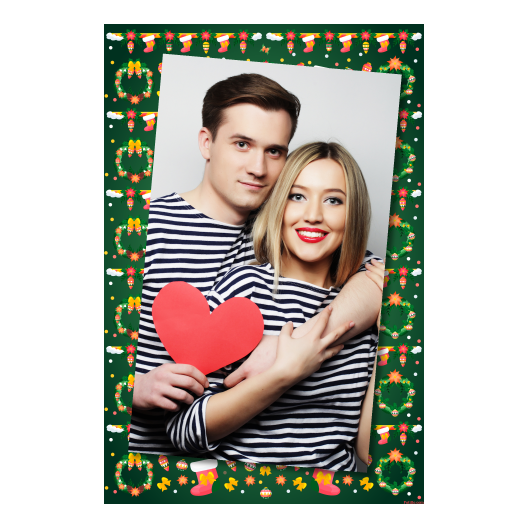 Boże Narodzenie + kwiaty i bombki + 323 brak ramki Boże Narodzenie + kwiaty i bombki + 323 brak ramki