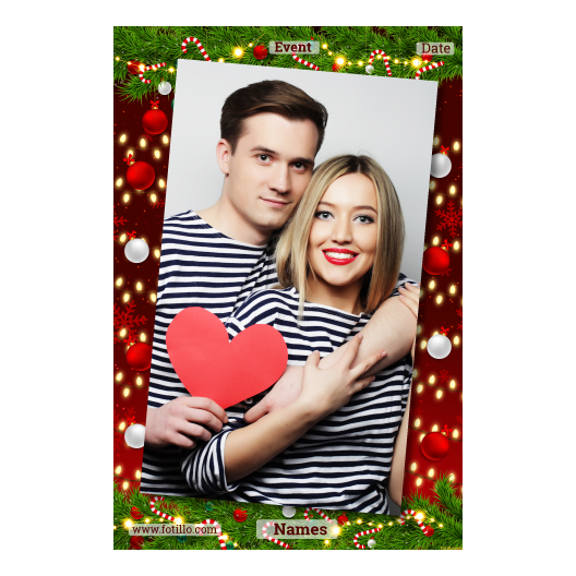 Ozdoby świąteczne + kwiaty i bombki + 323 brak ramki z tekstem Ozdoby świąteczne + kwiaty i bombki + 323 brak ramki z tekstem