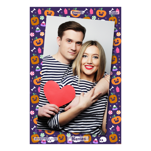 Halloweenowa dynia + kolaż + 323 brak ramki z tekstem Halloweenowa dynia + kolaż + 323 brak ramki z tekstem