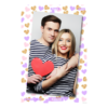 Miłość + serduszka + 323 brak ramki z tekstem