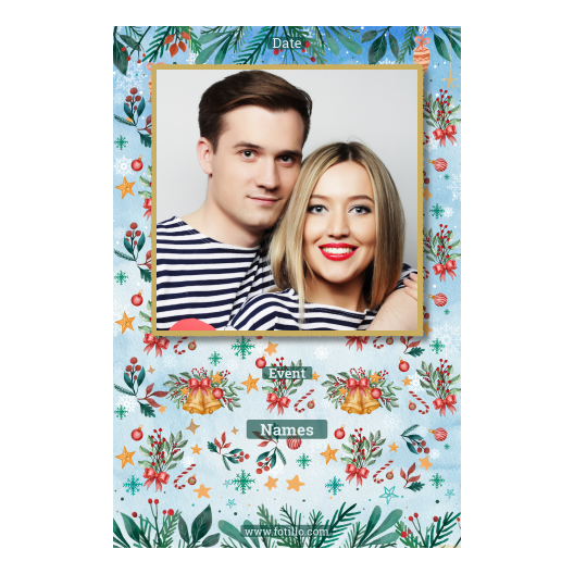 Dzwoneczki świąteczne + dekoracje + 324 złoty z tekstem Dzwoneczki świąteczne + dekoracje + 324 złoty z tekstem