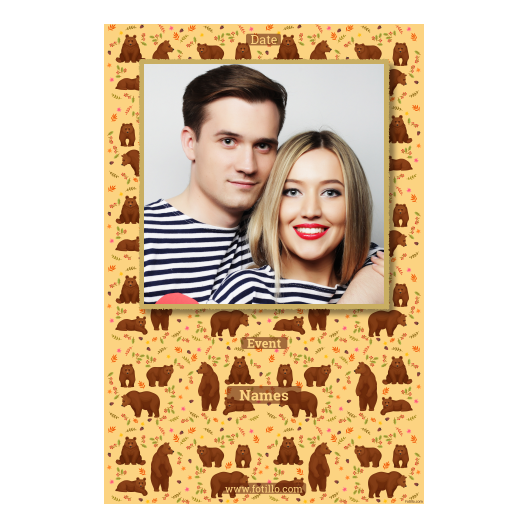 Grizli + niedźwiedzie + 324 złoty z tekstem Grizli + niedźwiedzie + 324 złoty z tekstem