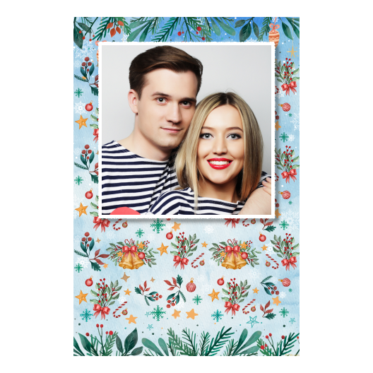 Dzwoneczki świąteczne + dekoracje + 324 biały Dzwoneczki świąteczne + dekoracje + 324 biały