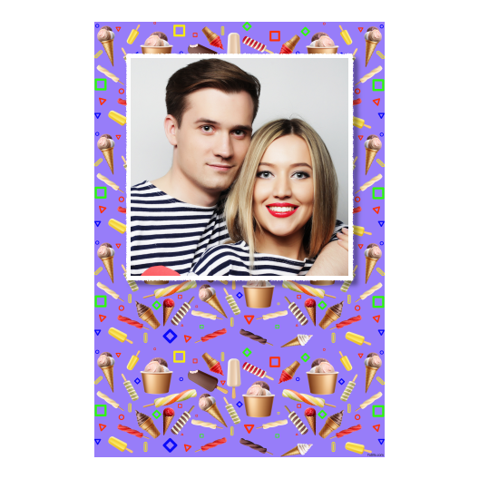 Dzień Lodów + kolaż + 324 biały Dzień Lodów + kolaż + 324 biały